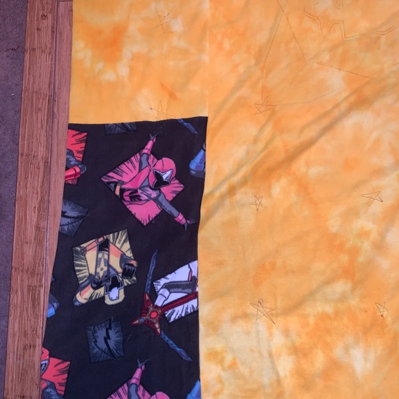 Handmade Quilt Power Rangers Yellow Green. Condit - Picture 8 of 11